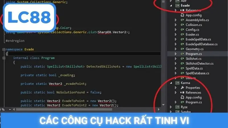 Các công cụ hack rất tinh vi